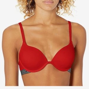 Tommy Hilfiger Micro Push Up Bra with Lace Straps